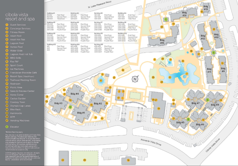 PROPERTY MAP Cibola Vista Resort & Spa Official Site