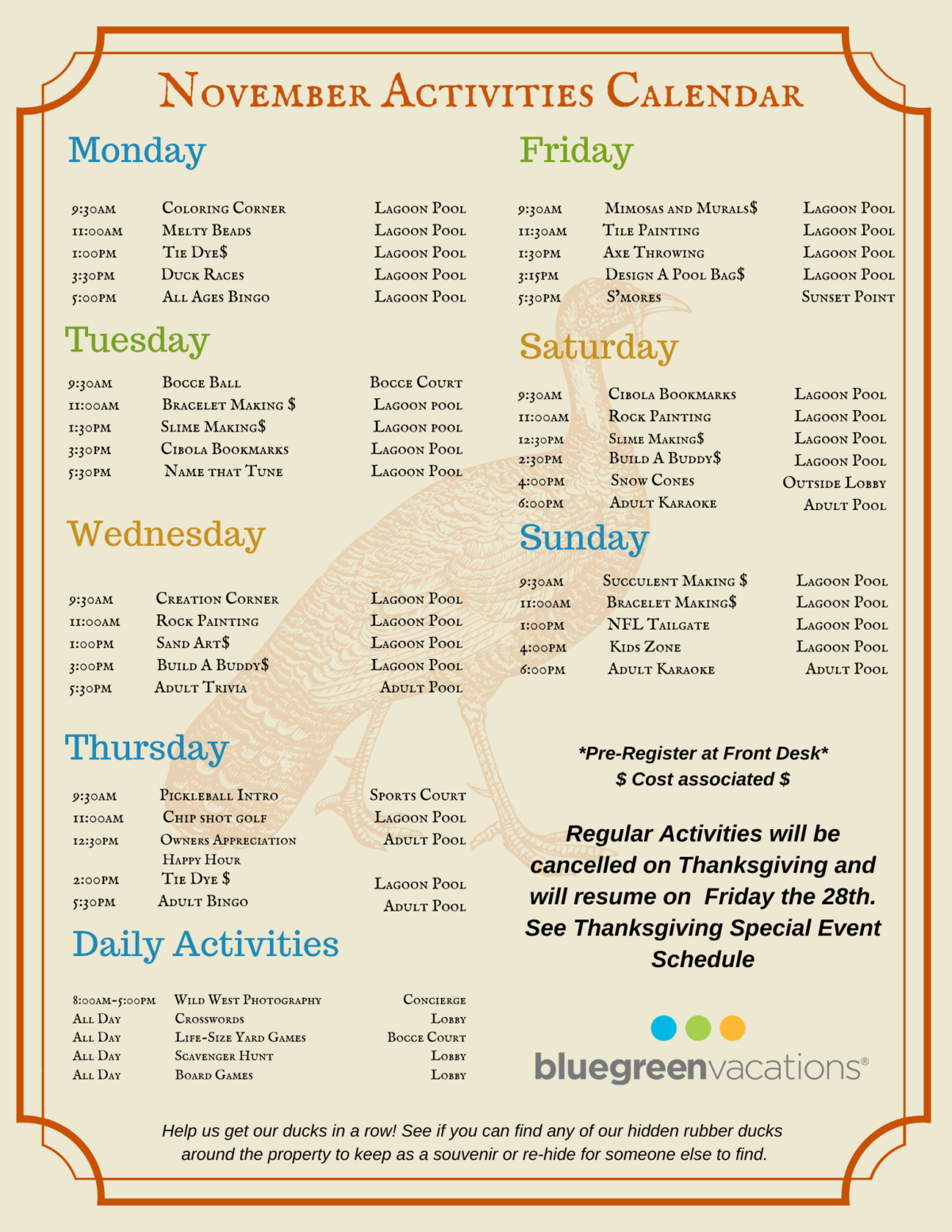 Cibola Vista Resort & Spa Special Events