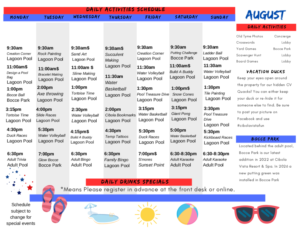 Cibola Vista Resort & Spa Special Events